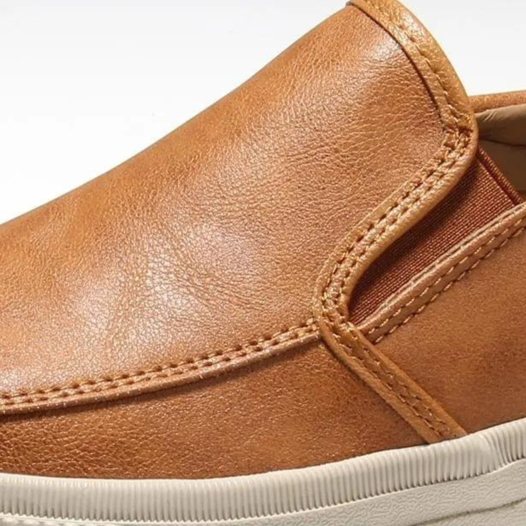 GABRIEL - TIMBERLAND LEATHER SLIP-ON SHOES