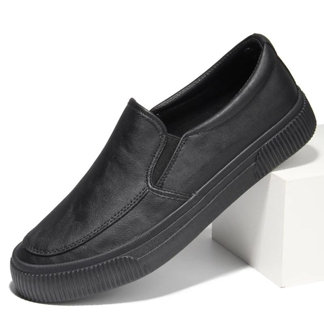 GABRIEL - TIMBERLAND LEATHER SLIP-ON SHOES