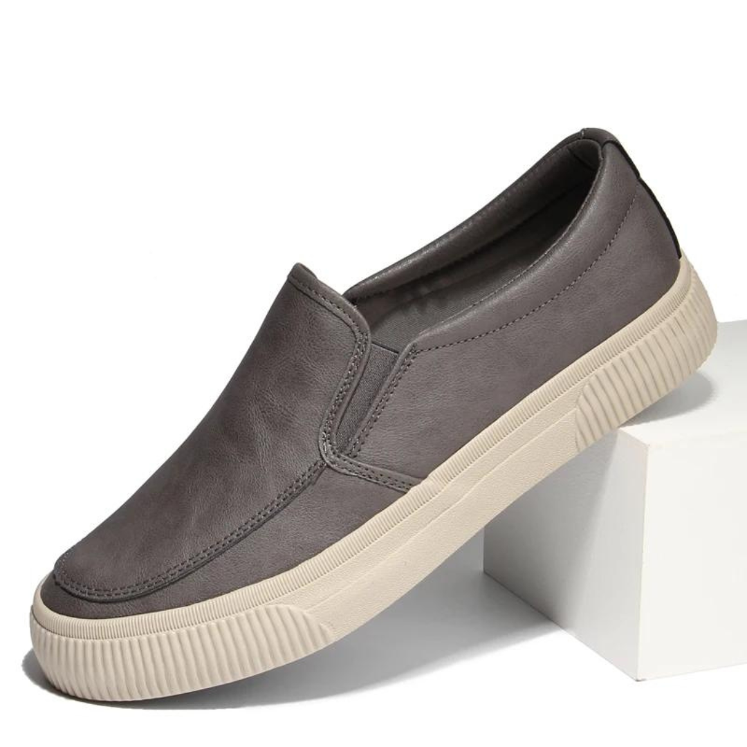 GABRIEL - TIMBERLAND LEATHER SLIP-ON SHOES