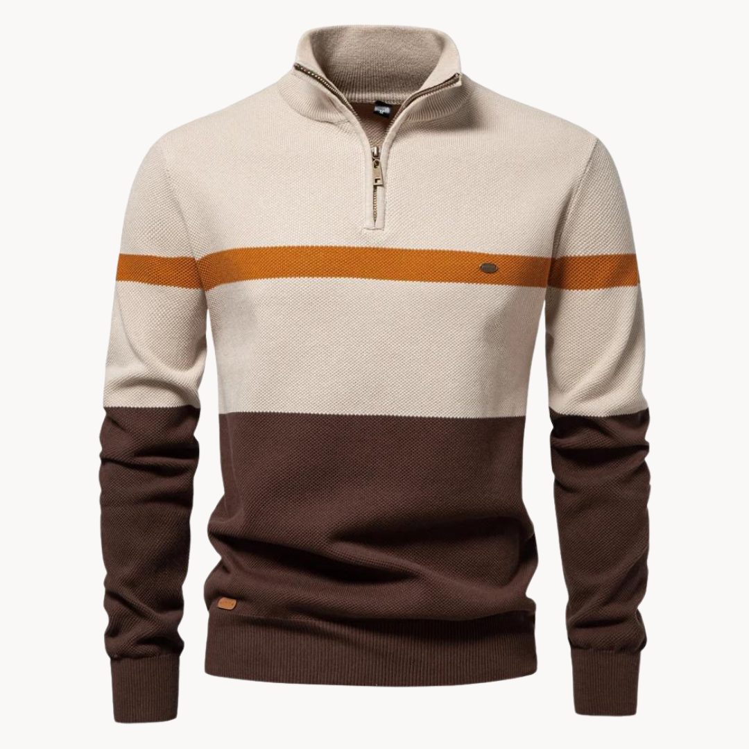 JOSHUA - QUARTER ZIP SWEATER