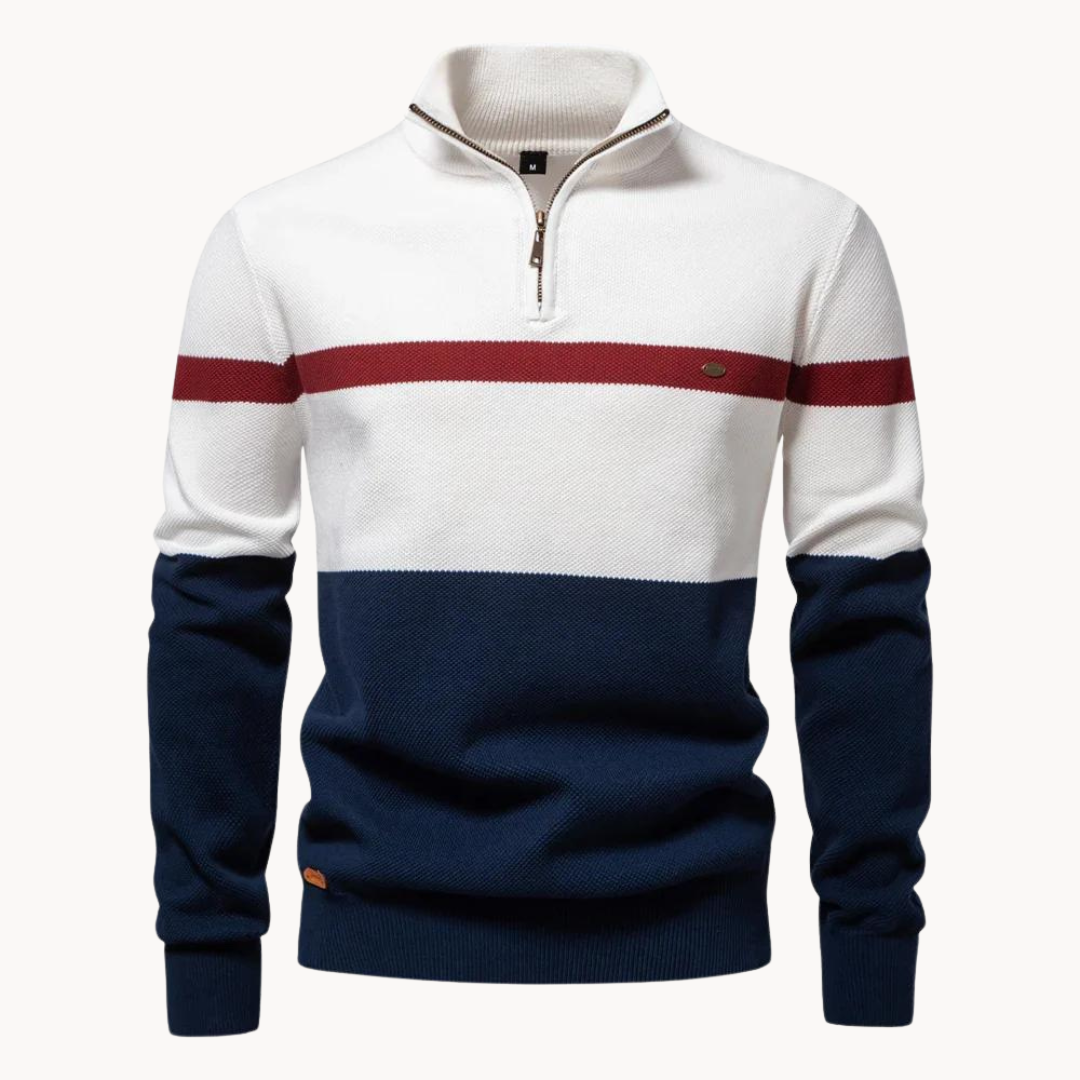 JOSHUA - QUARTER ZIP SWEATER