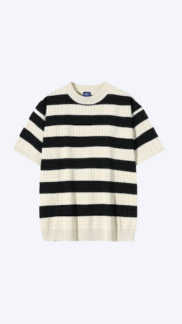 Knitted Striped Tee