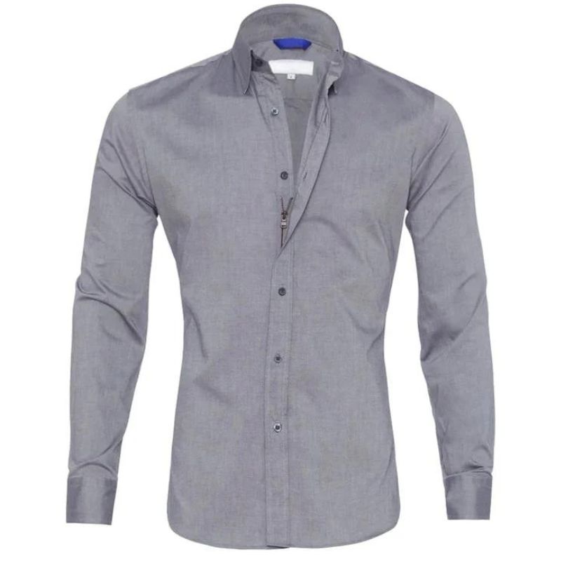 COREY - Wrinkle-Free Zip Shirt