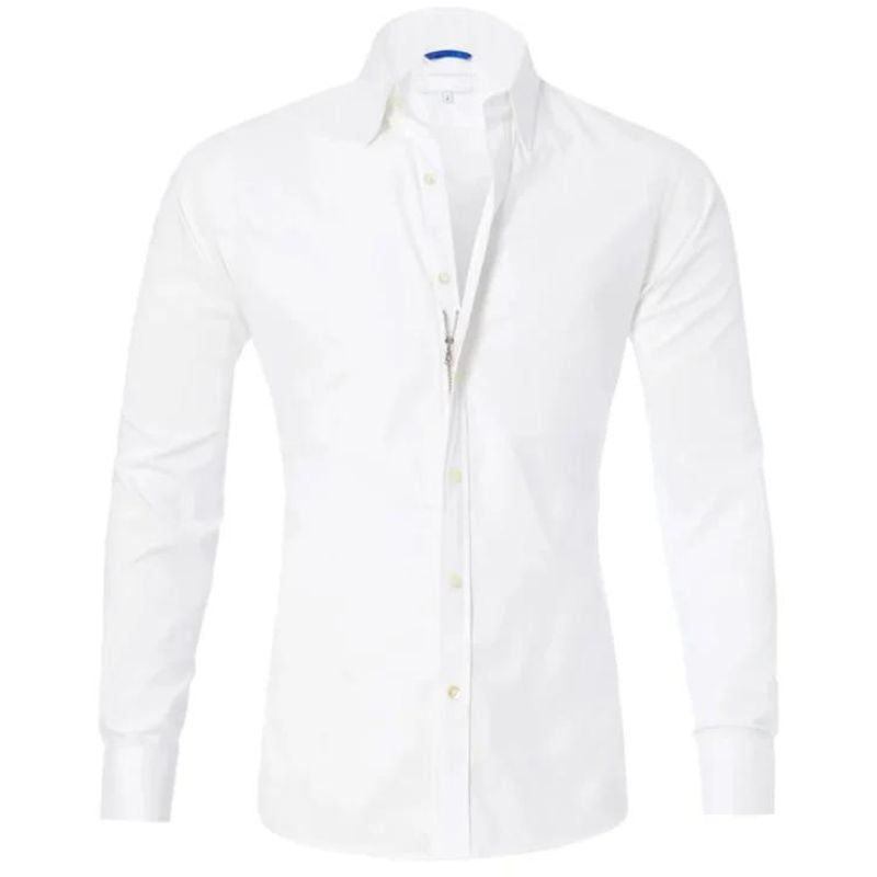 COREY - Wrinkle-Free Zip Shirt