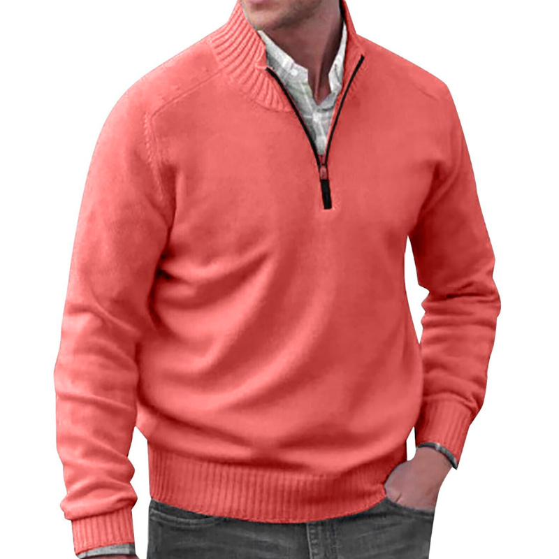 ALBIE - ELEGANT SWEATER WITH ZIPPER