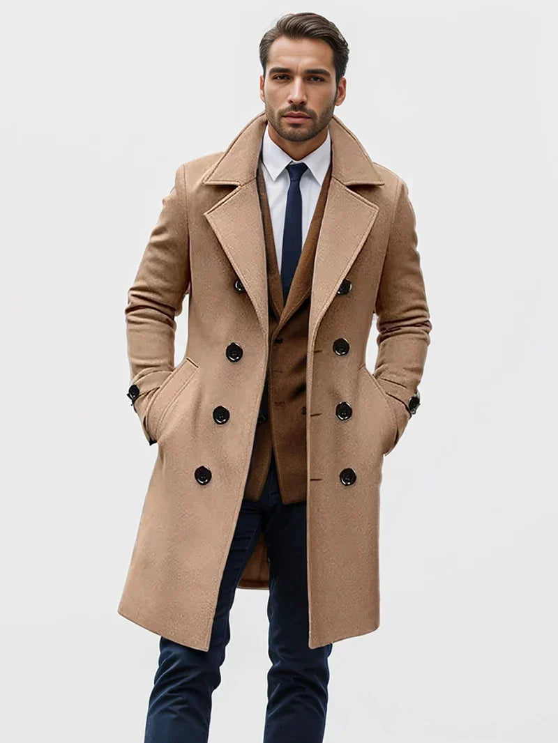 ARIES - Stylish Men's Trench Coat