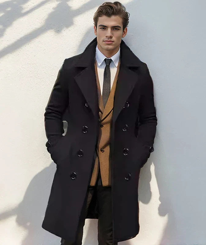 ARIES - Stylish Men's Trench Coat