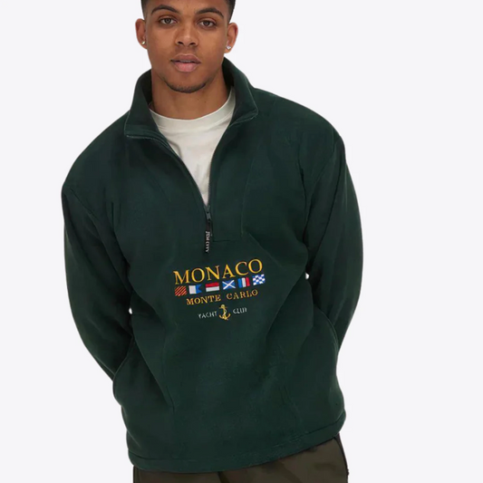 MONACO - HALF-ZIP SWEATER